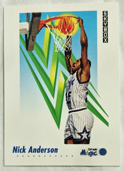 Anderson Nick Orlando Magic 1991-92 Skybox #200 Basketball-Karte (Exzellent)