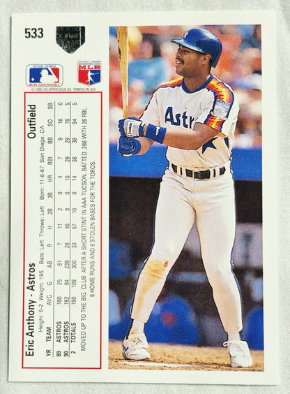 Anthony Eric Houston Astros 1991 Upper Deck #533 (Exzellent)