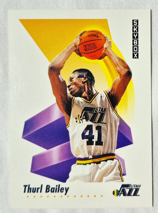 Thurl Bailey Utah Jazz 1991-92 Skybox #276 Basketball Card (Excellent)