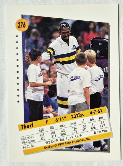 Thurl Bailey Utah Jazz 1991-92 Skybox #276 Basketballkarte (Exzellent)