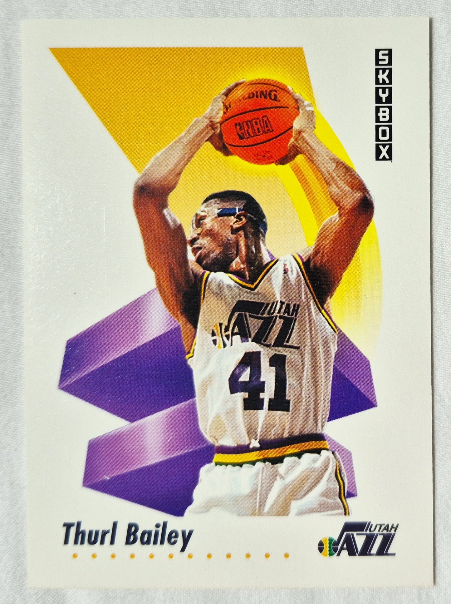 Thurl Bailey Utah Jazz 1991-92 Skybox #276 Basketballkarte (Exzellent)