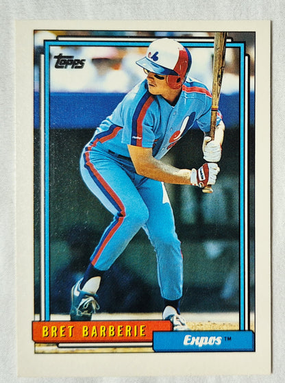 Bret Barberie Montreal Expos Second Base 1991 Topps #224 Baseballkarte (Ausgezeichnet)