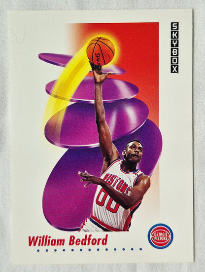 William Bedford Detroit Pistons 1991-92 Skybox #79 Basketballkarte (Exzellent)