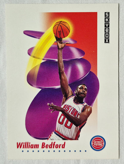 William Bedford Detroit Pistons 1991-92 Skybox #79 Basketballkarte (Exzellent)