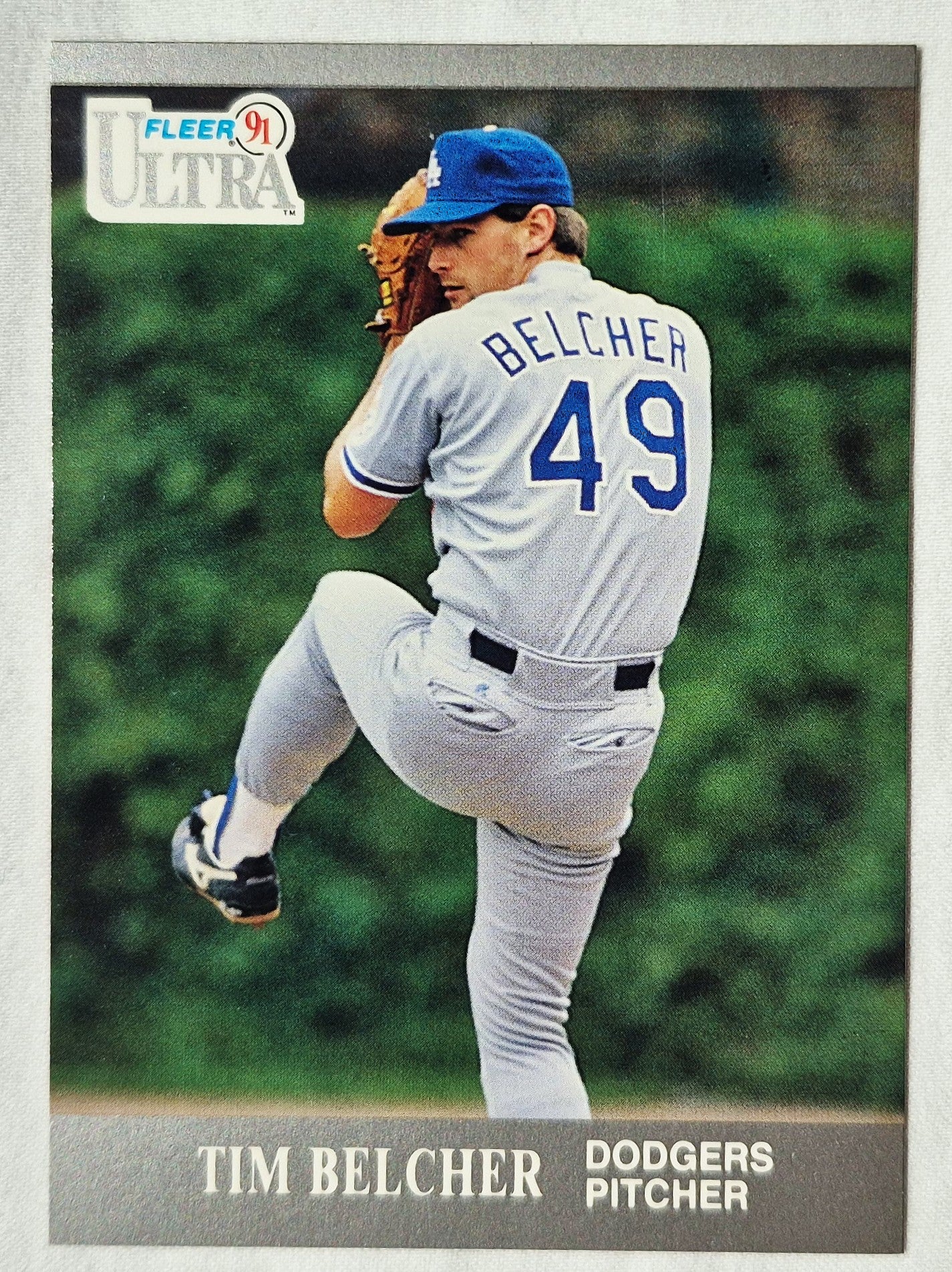 Tim Belcher Los Angeles Dodgers Pitcher 1991 Fleer Ultra #159 Baseballkarte (Exzellent)
