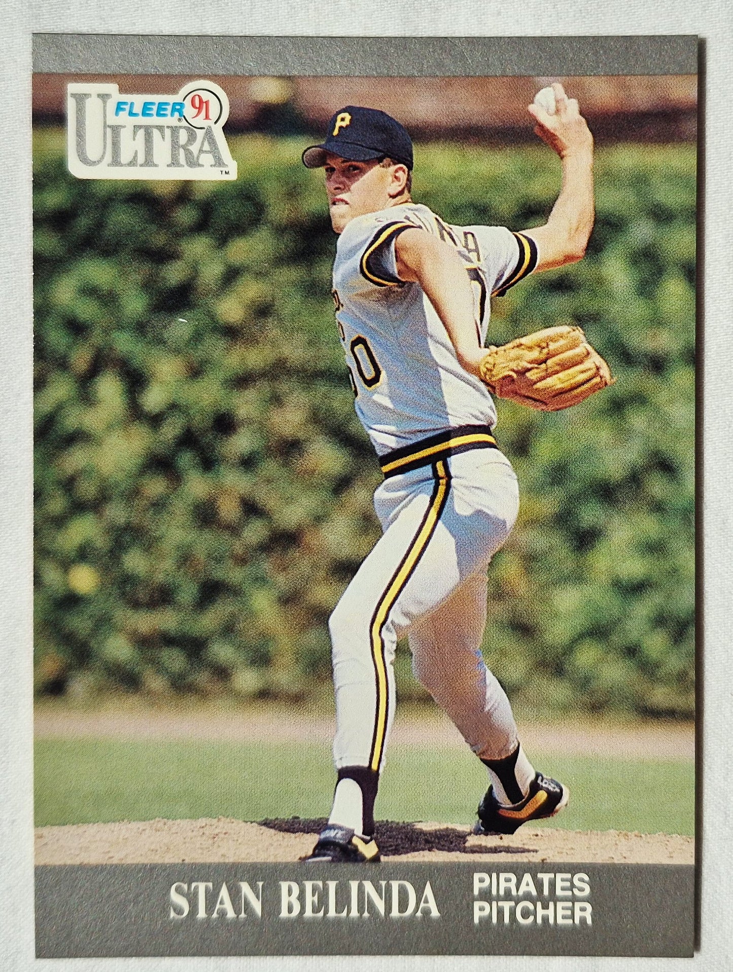 Stan Belinda Pittsburgh Pirates Pitcher 1991 Fleer Ultra #273 Baseballkarte (Exzellent)