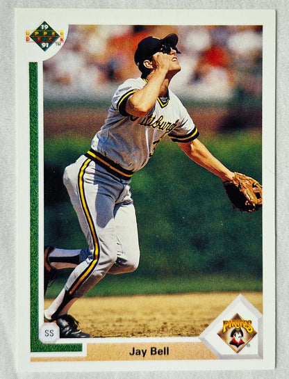 Jay Bell Pittsburgh Pirates Shortstop 1991 Upper Deck #183 Baseballkarte (Exzellent)