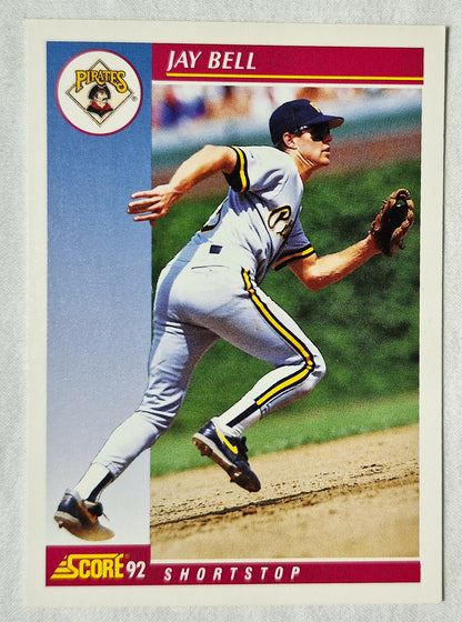 Jay Bell Pittsburgh Pirates Shortstop 1992 Score #180 Baseballkarte (Ausgezeichnet)