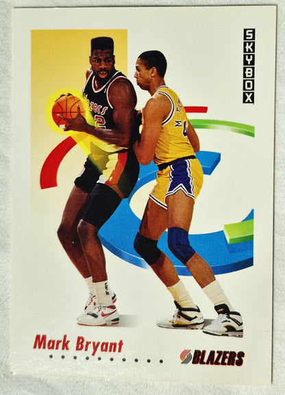 Mark Bryant Portland Trail Blazers 1991-92 Skybox #234 Basketballkarte (Exzellent)