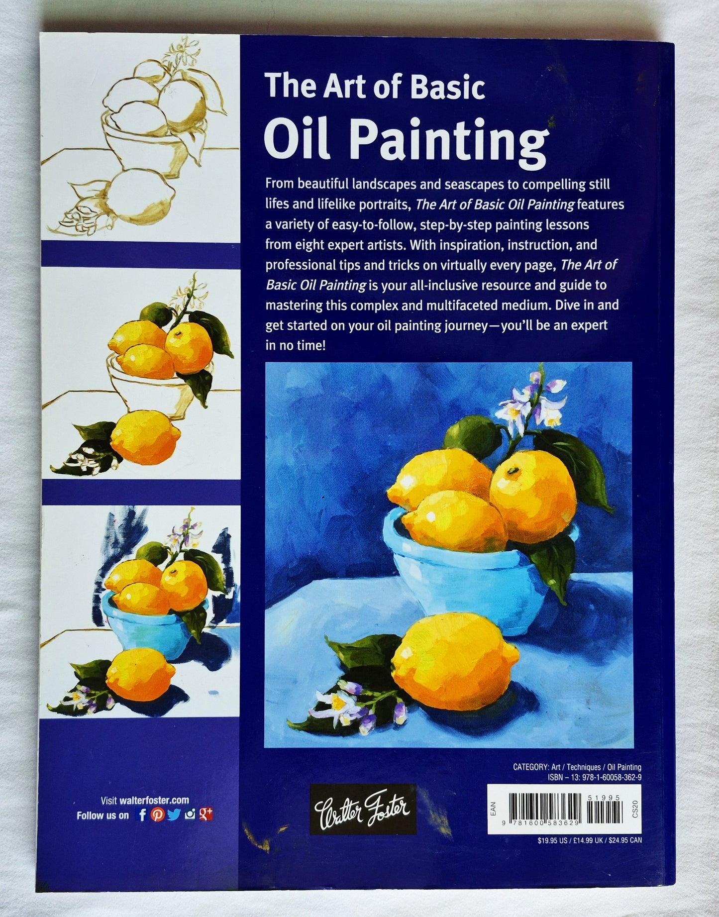The Art of Basic Oil Painting by Marcia Baldwin; Glenda Brown et al SEHR GUT 2014 PBK 144 S. Walter Foster/Quarto Pub.