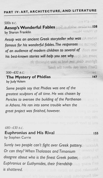 Nextext Stories in History: Ancient Greece 2000-300 v. Chr. (wie neu, 2001, geb., 175 Seiten, McDougal Littell)