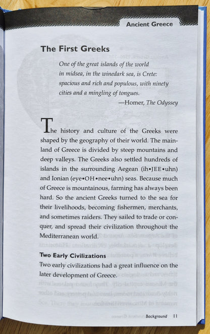 Nextext Stories in History: Ancient Greece 2000-300 v. Chr. (wie neu, 2001, geb., 175 Seiten, McDougal Littell)