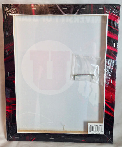 University of Utah Swoop 11x14 Leinwandbild Wandbehang Sportdeko NEU