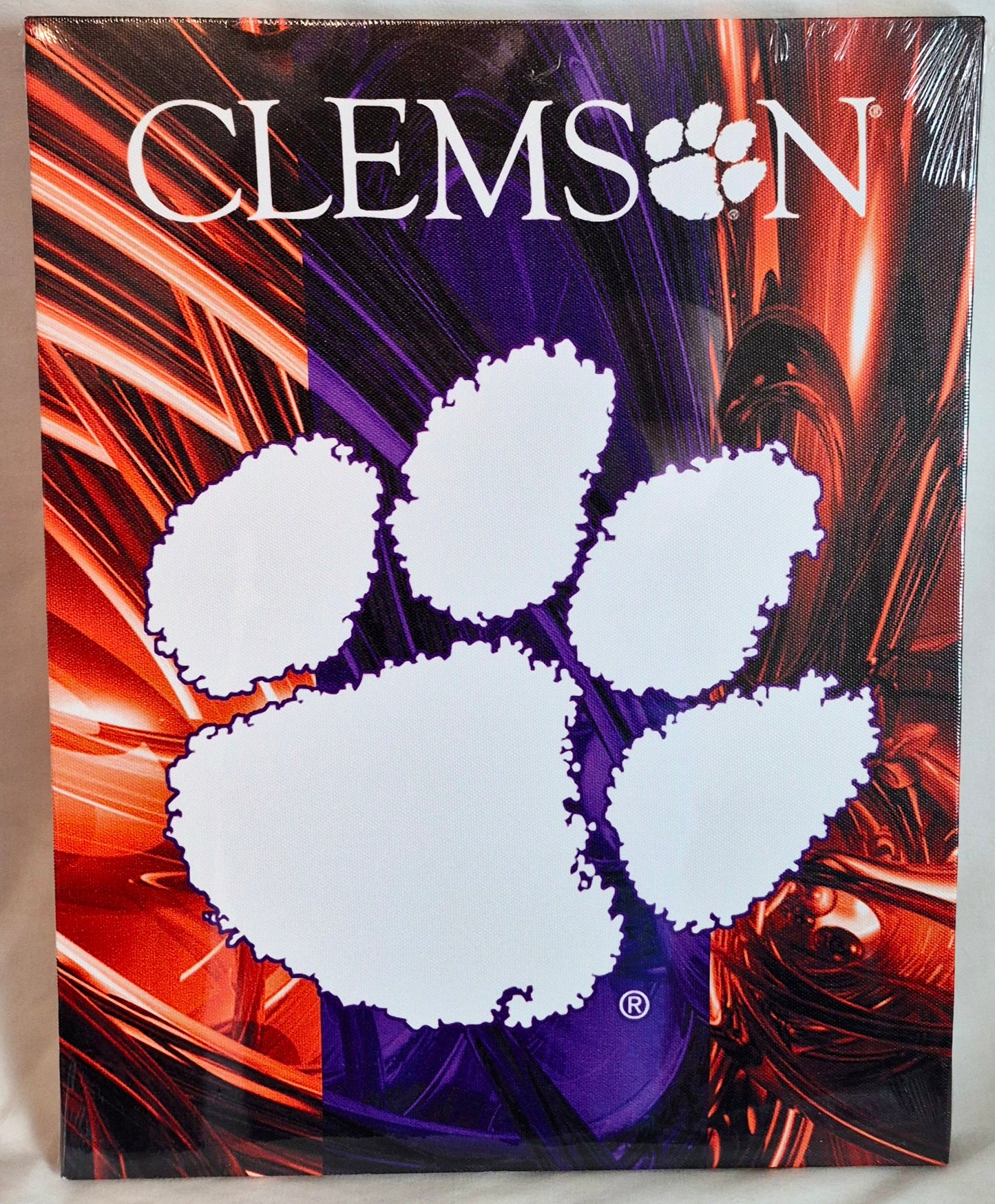 Clemson Tigers 11x14 Leinwand Wandbehang Sport-Deko NEU