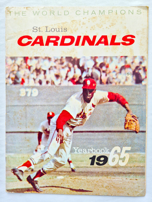 1965 St. Louis Cardinals Baseball World Champions 1965 Yearbook Gibson Brock (Good, Pbk)