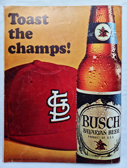 1965 St. Louis Cardinals Baseball World Champions 1965 Yearbook Gibson Brock (Good, Pbk)