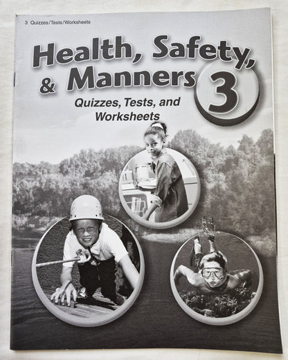 Abeka Health Safety & Manners 3rd Edition Grade 3 Tests, Quizzes, and Worksheets (Wie neu, 2006, Taschenbuch, 43 Seiten, A Beka Book)