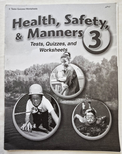 Abeka Health Safety & Manners 3rd Edition Grade 3 Tests, Quizzes, and Worksheets (Wie neu, 2006, Taschenbuch, 43 Seiten, A Beka Book)