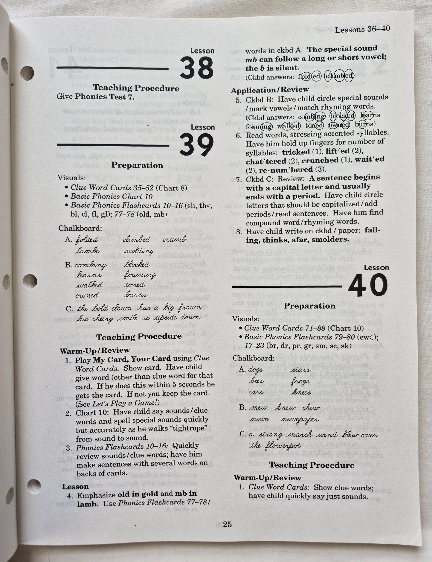 Abeka Homeschool Phonics, Reading & Spelling 2 Lehrplan/Stundenpläne 3. Auflage