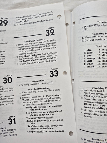Abeka Homeschool Phonics, Reading & Spelling 2 Lehrplan/Stundenpläne 3. Auflage