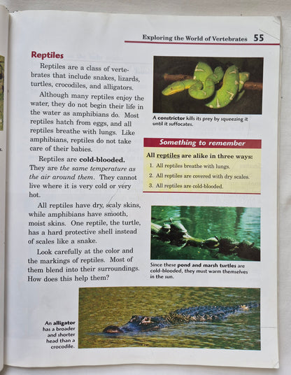 Abeka Exploring God's World Fourth Ed. Grade 3 Textbook (Good, 2006, Pbk, 168 pages, A Beka Book)