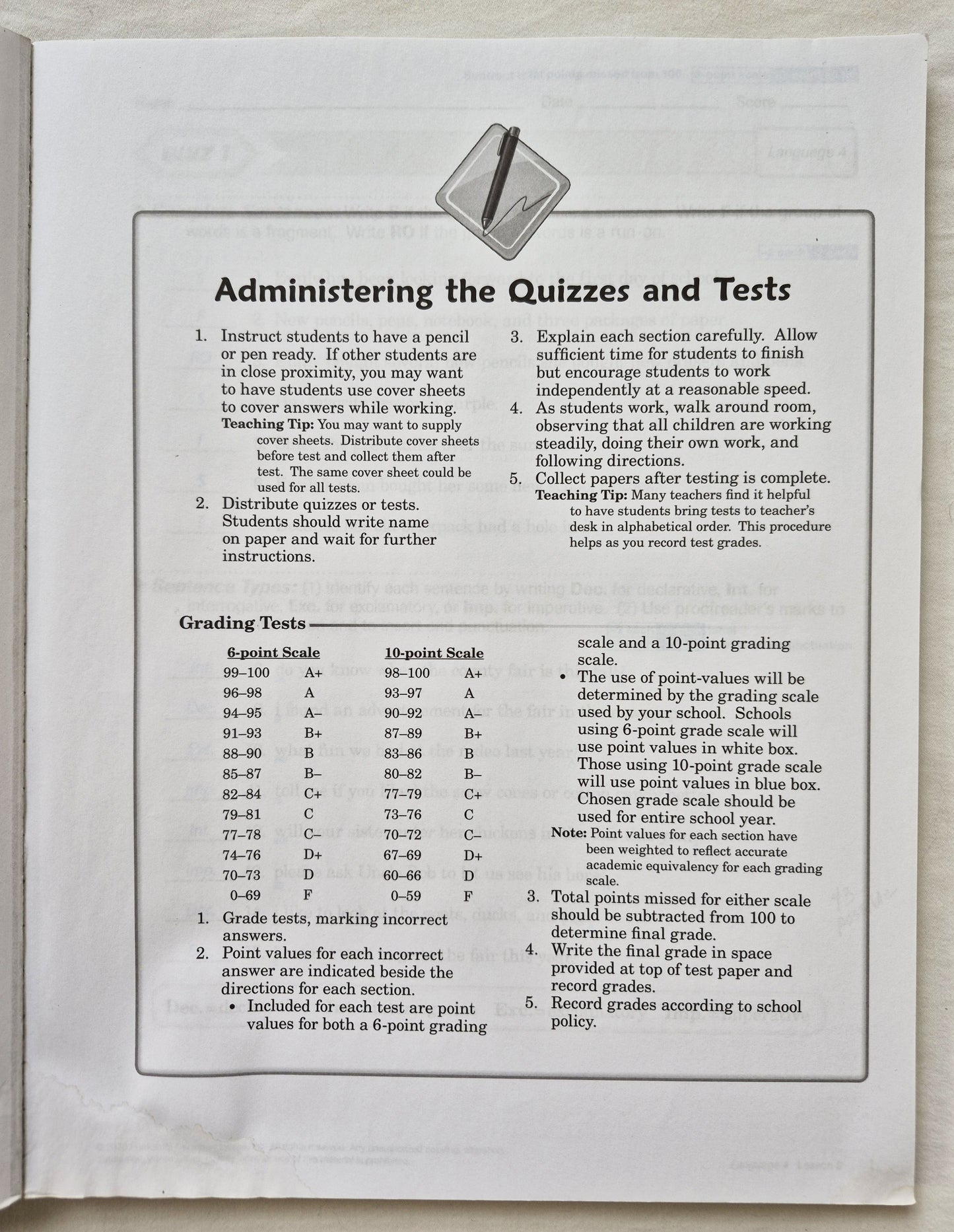 Abeka God's Gift of Language 4 Quiz & Test Key (Sehr gut, 2020, Taschenbuch, 128 S.)