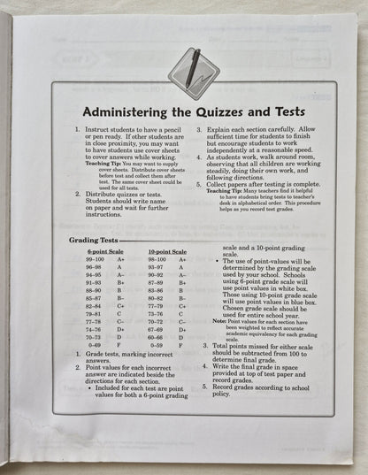 Abeka God's Gift of Language 4 Quiz & Test Key (Sehr gut, 2020, Taschenbuch, 128 S.)