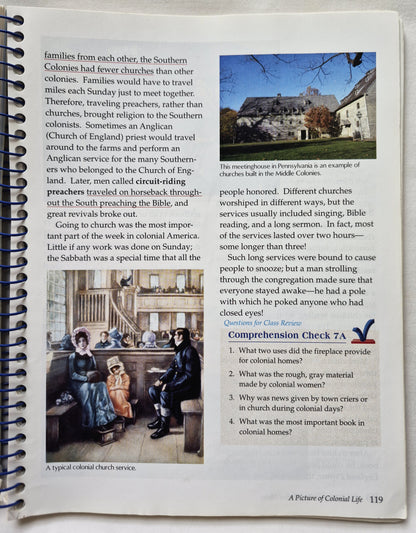 The History of the United States Grade 4 Teacher Guide 2nd Edition (Sehr gut, 2005, Spiralbindung, 344 S.)