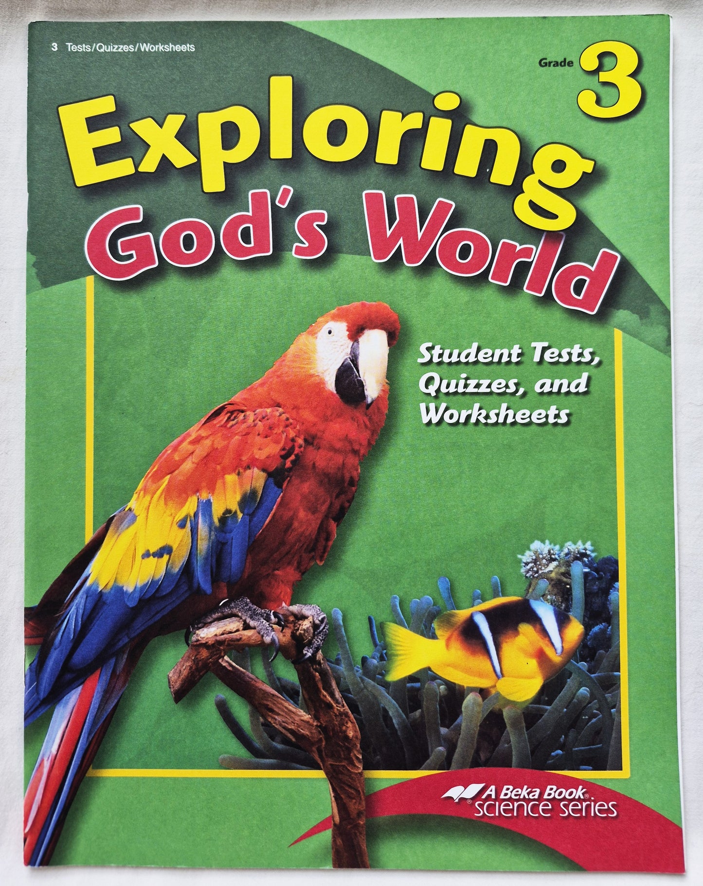 Abeka Exploring God's World Grade 3 Tests/Quizzes/Worksheets (Gut, 1996, Taschenbuch, 56 S.)