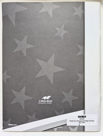 Abeka Our American Heritage Grade 3 Quizzes and Tests 4. Auflage (Wie neu, 2006, Pbk, 65 Seiten)