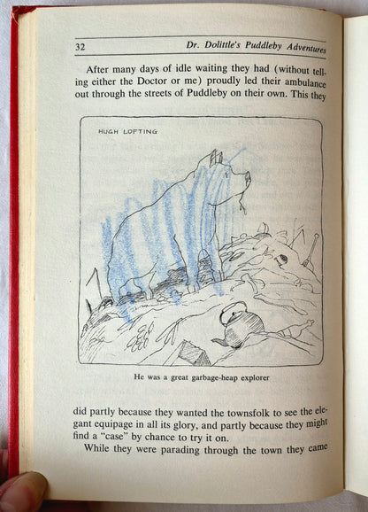 Doctor Dolittle's Puddleby Adventures von Hugh Lofting (Gut, 1952, HC, 150 Seiten, Weekly Reader Book Club)