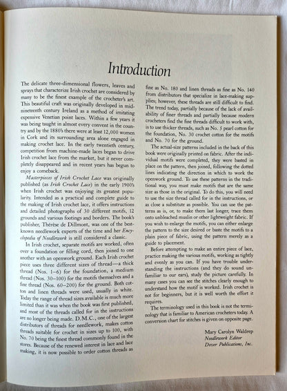 Masterpieces of Irish Crochet Lace: Techniques, Patterns, Instructions von Therese de Dillmont (Sehr gut, 1986, Taschenbuch, 63 Seiten, Dover)