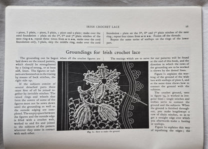 Masterpieces of Irish Crochet Lace: Techniques, Patterns, Instructions von Therese de Dillmont (Sehr gut, 1986, Taschenbuch, 63 Seiten, Dover)