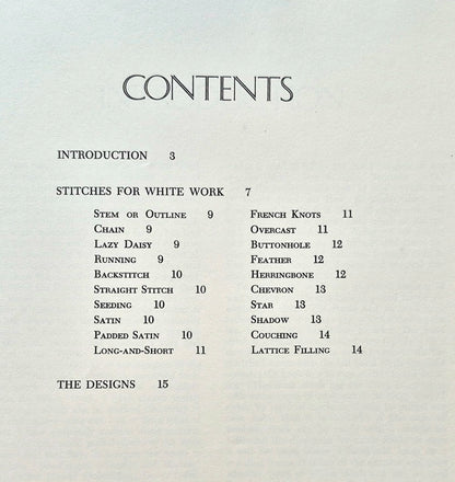Weißstickerei: Techniken und 188 Motive von Carter Houk (Sehr gut, 1978, Broschiert, 58 Seiten, Dover)