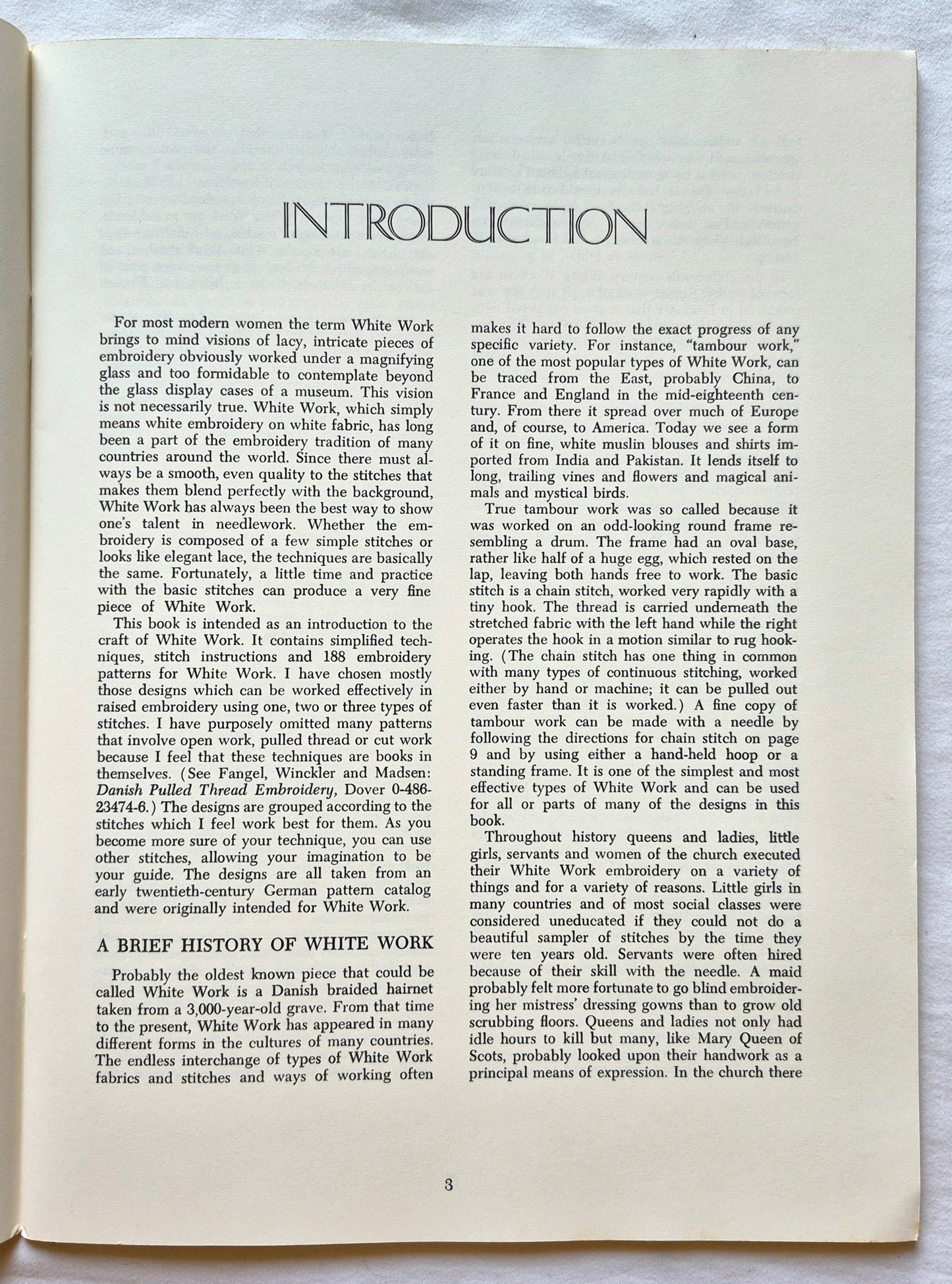 Weißstickerei: Techniken und 188 Motive von Carter Houk (Sehr gut, 1978, Broschiert, 58 Seiten, Dover)