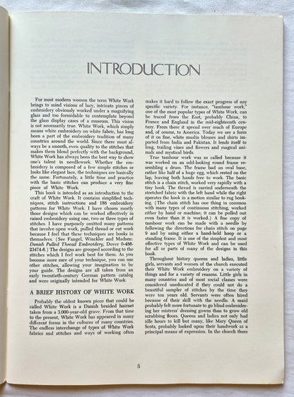 Weißstickerei: Techniken und 188 Motive von Carter Houk (Sehr gut, 1978, Broschiert, 58 Seiten, Dover)