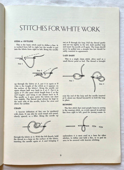 Weißstickerei: Techniken und 188 Motive von Carter Houk (Sehr gut, 1978, Broschiert, 58 Seiten, Dover)