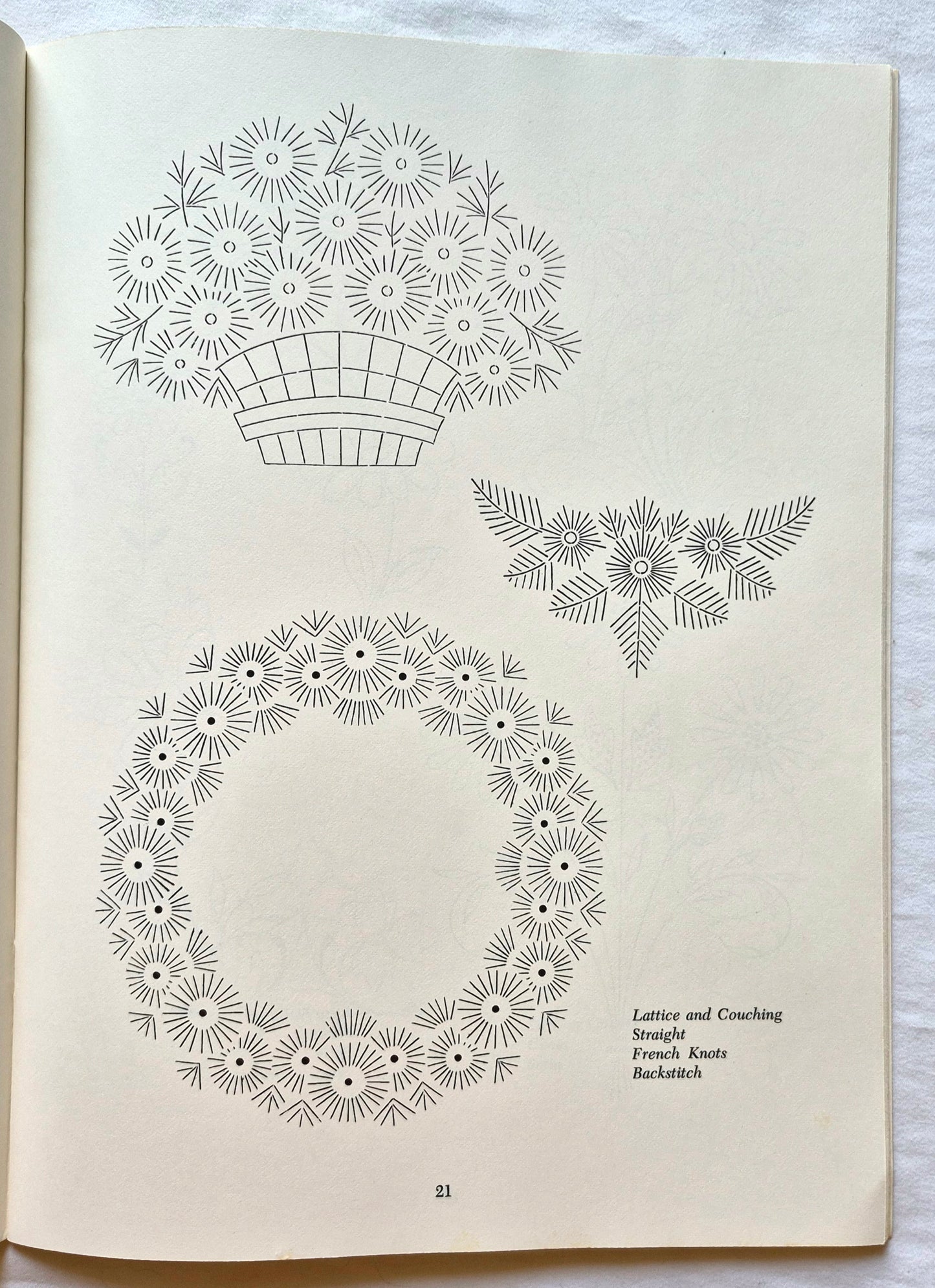 Weißstickerei: Techniken und 188 Motive von Carter Houk (Sehr gut, 1978, Broschiert, 58 Seiten, Dover)