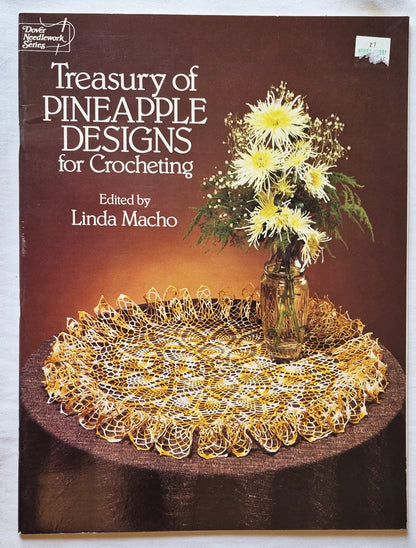 Treasury of Pineapple Designs for Crocheting Herausgeberin Linda Macho (Sehr gut, 1983, Paperback, 48 S., Dover)