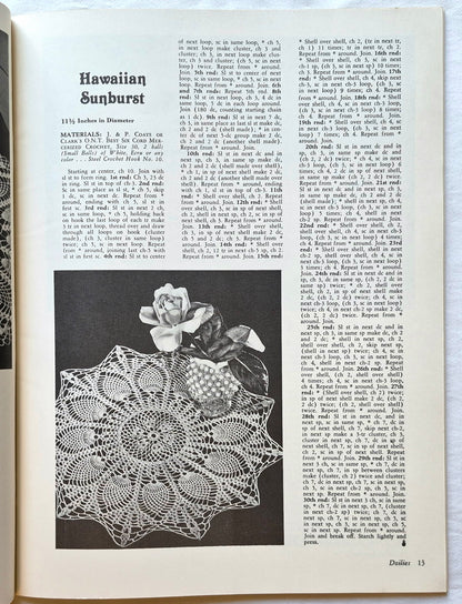 Treasury of Pineapple Designs for Crocheting Herausgeberin Linda Macho (Sehr gut, 1983, Paperback, 48 S., Dover)