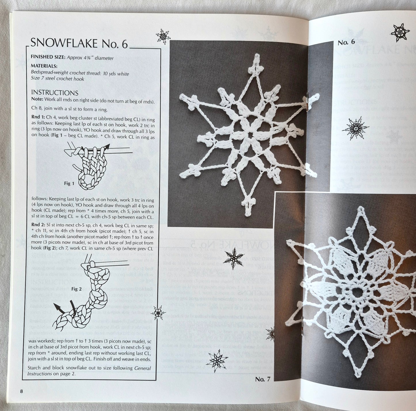 More Snowflakes in Crochet Thread by Mary Thomas (Sehr gut, 1985, Broschiert, 17 Seiten, American School of Needlework)