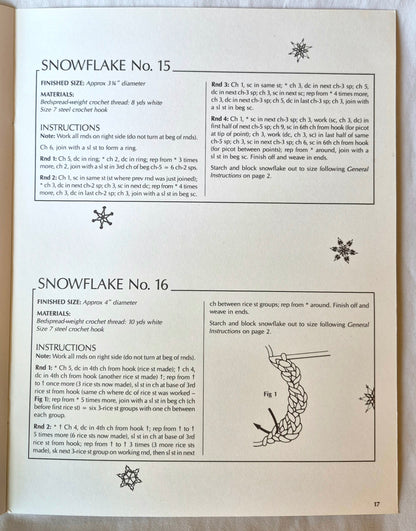 More Snowflakes in Crochet Thread by Mary Thomas (Sehr gut, 1985, Broschiert, 17 Seiten, American School of Needlework)