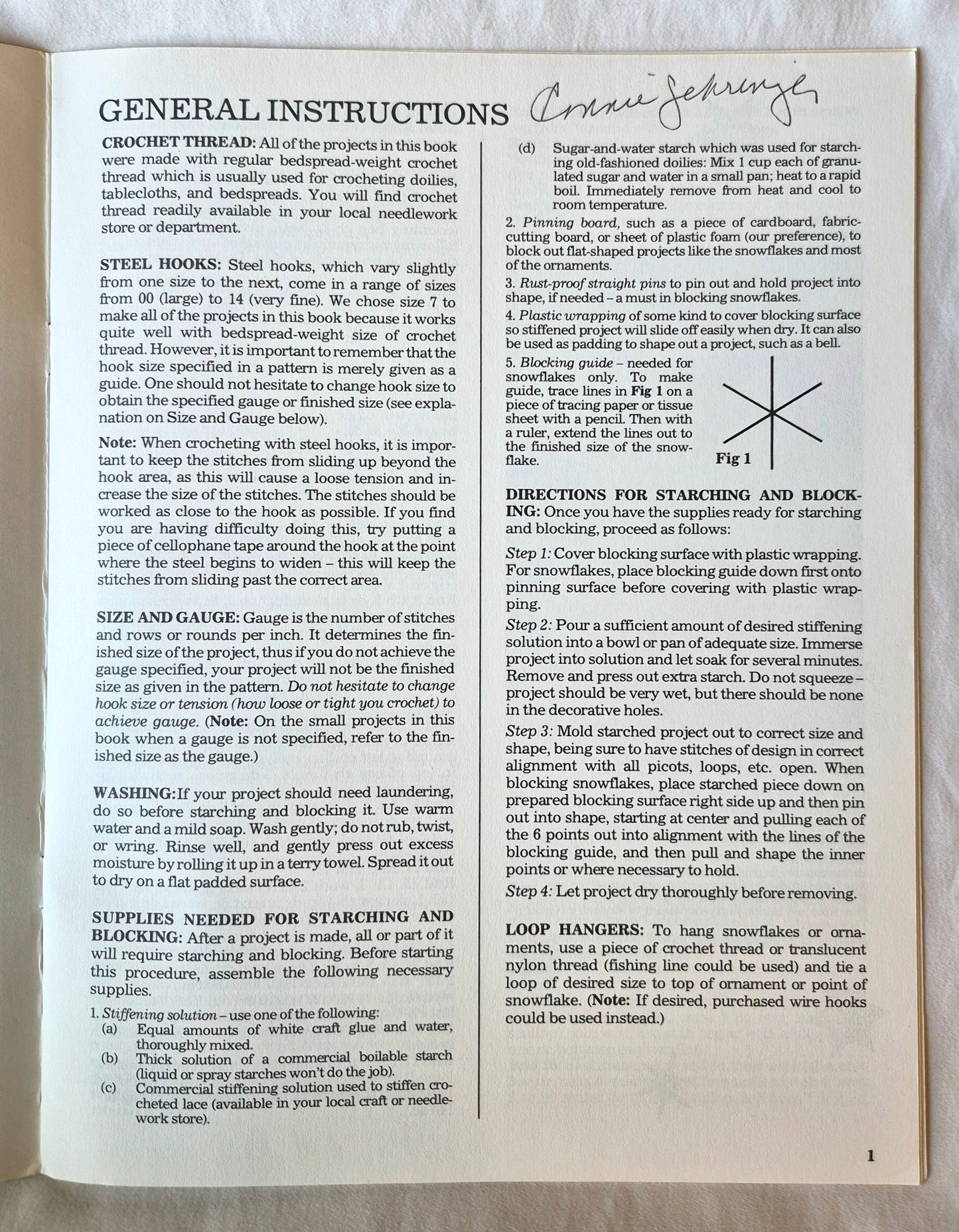 Weihnachtsornamente & Schneeflocken aus Häkelgarn von Mary Thomas (Sehr gut, 1984, Pbk, 17 Seiten, American School of Needlework)