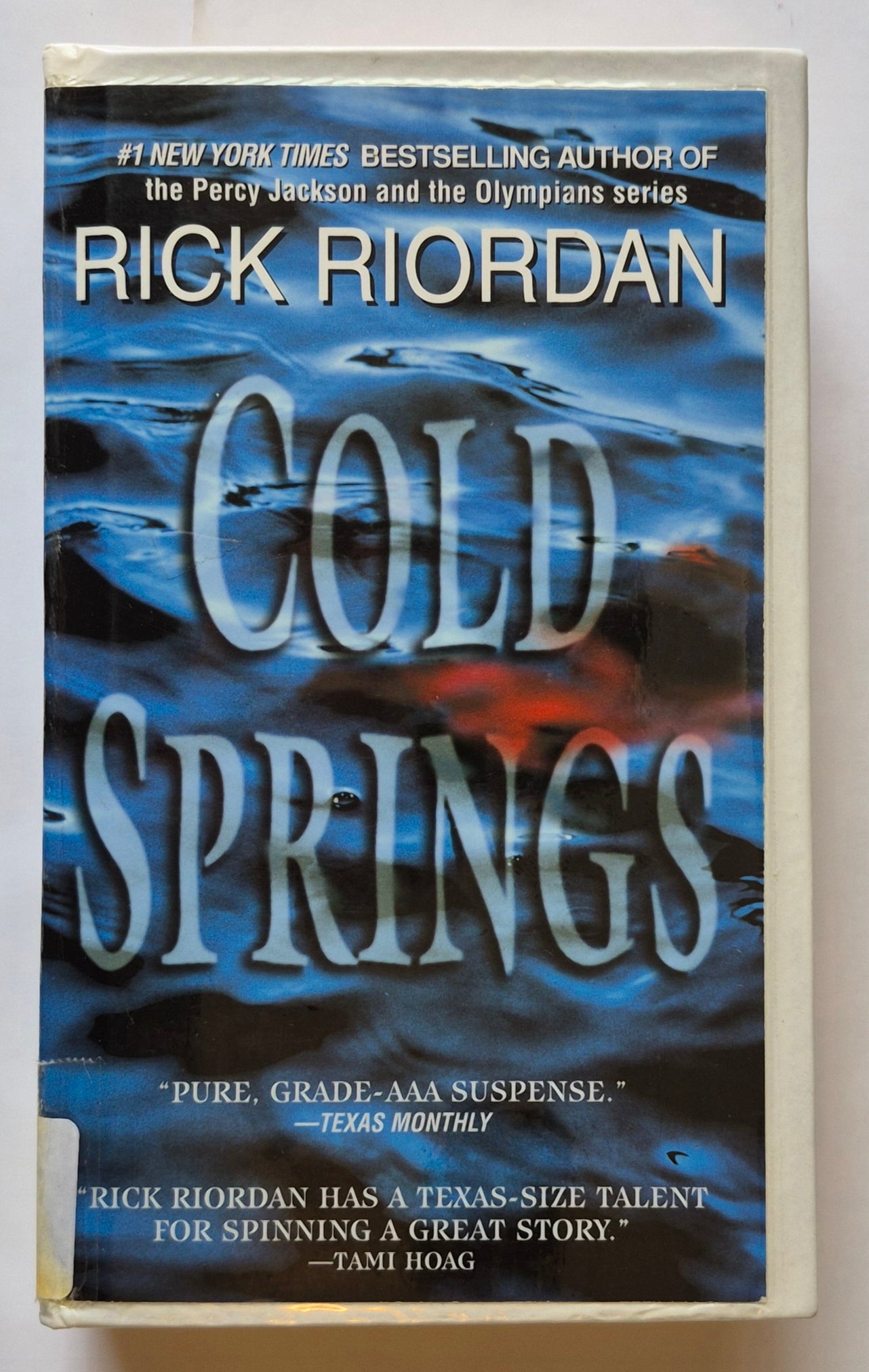 Cold Springs von Rick Riordan (Sehr gut, 2003, HC, 386 Seiten, Bantam Books)