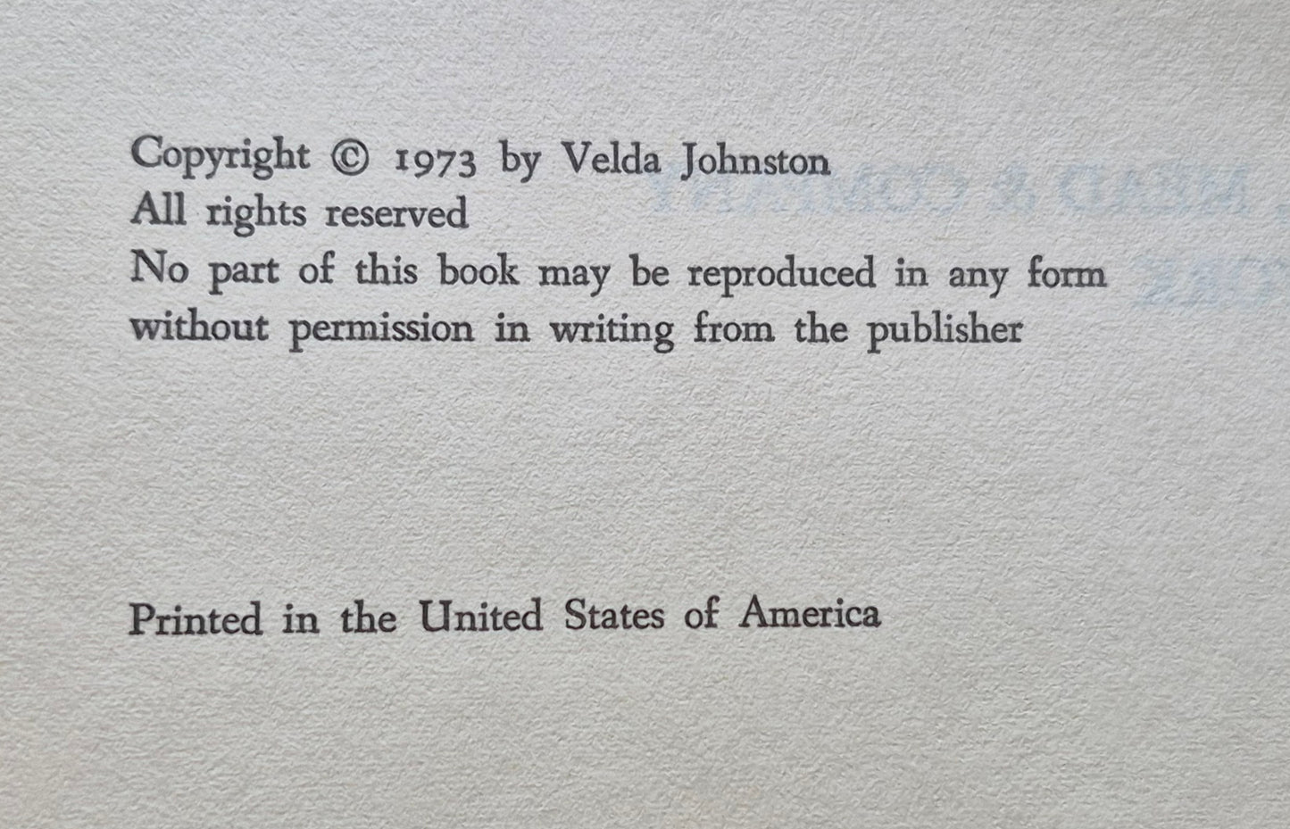 Masquerade in Venice von Velda Johnston (Sehr gut, 1973, geb., 185 S., Dodd Mead & Co.)