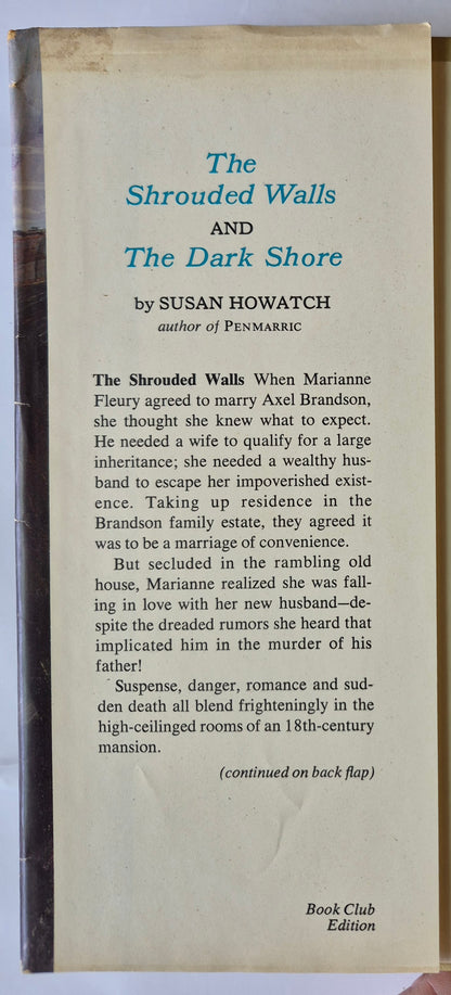 The Shrouded Walls & The Dark Shore von Susan Howatch (Gut, 1968, Gebunden, 380 Seiten, Stein & Day)