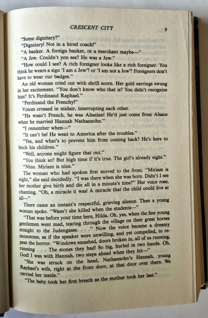 Crescent City von Belva Plain (Sehr gut, 1984, gebunden, 383 Seiten, Delacorte Press)
