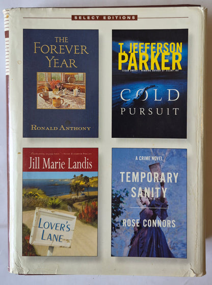 The Forever Year von Ronald Anthony/Cold Pursuit von T. Jefferson Parker/Lover's Lane von Jill Marie Landis/Temporary Sanity von Rose Connors (Sehr gut, 2004, gebunden, Reader's Digest Auswahlbücher Band 1)