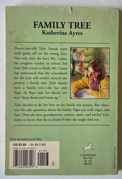 Family Tree von Katherine Ayres (Gut, 1997, Taschenbuch, 165 Seiten, Yearling Books)
