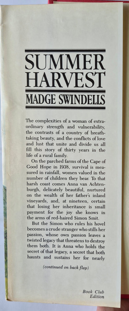 Summer Harvest von Madge Swindells (Sehr gut, 1983, gebunden, 467 Seiten, Doubleday & Co)